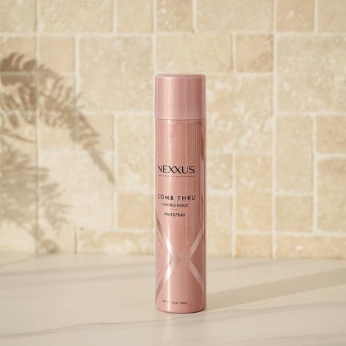 Nexxus Styling Spray Comb Thru Finish Flexible Hold Hairspray Powered by STYLEPROTECT Technology 10 oz
