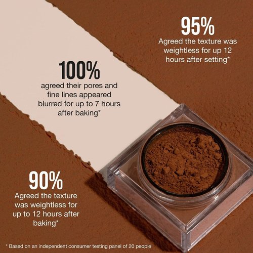 HUDA BEAUTY Easy Bake Loose Baking Powder - Cherry Blossom Shade for Flawless Finish