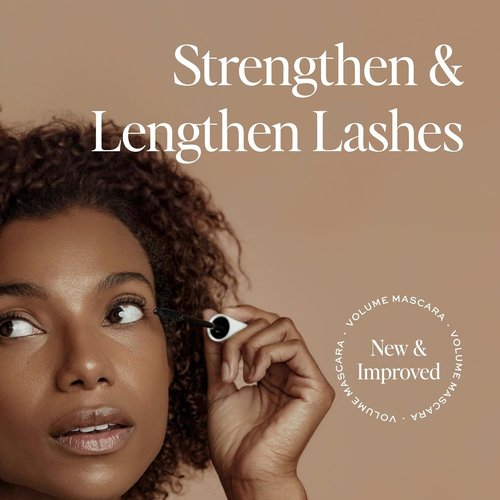 DIME Beauty Volume Boost Mascara - Smudge Proof & Clump Free for Fuller Lashes | Vegan & Clean - Black 0.28 oz