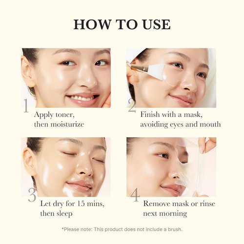 Medicube Overnight Glow Duo - Turmeric Peel Off Mask 2.0 & Jelly Brush for Uneven Skin Tone