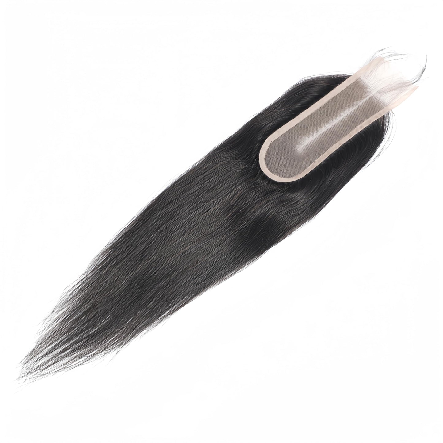 Brazilian 2x6 Lace Closure Kim K Closure Straight Brazilian Human Hair Lace Closure Remy Hair Deep Middle Part Closure(12 inch)
