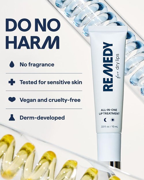 Dr. Shah Lip Balm Ointment - All-In-One Hydrating Treatment with Ceramides & Peptides for Dry, Cracked Lips
