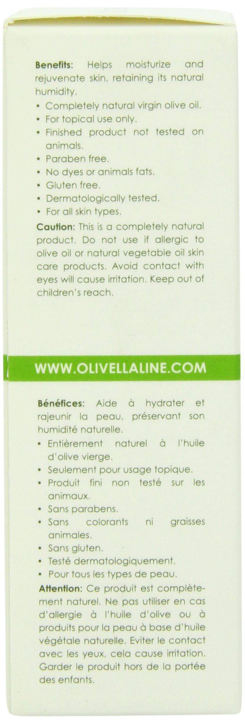 Olivella Olivella All Natural Virgin Olive Oil Moisturizer, for All Skin Types, 1.69 Oz, 1.69 Oz