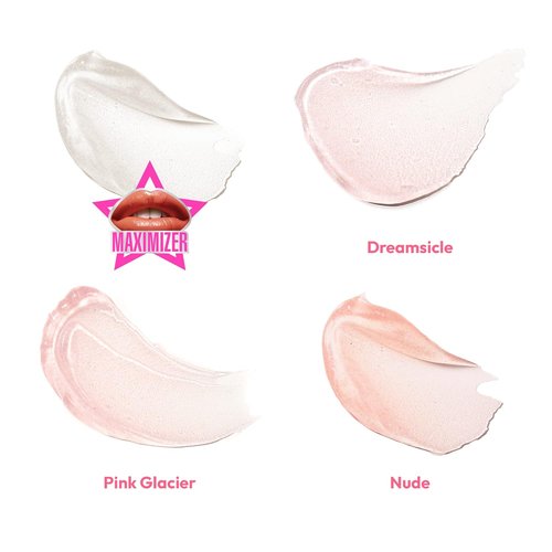 Ruby Kisses Plumping Lip Gloss - Hydrating & Voluminous High-Shine Lip Plumper | 4 Shades, 0.15 FL oz.