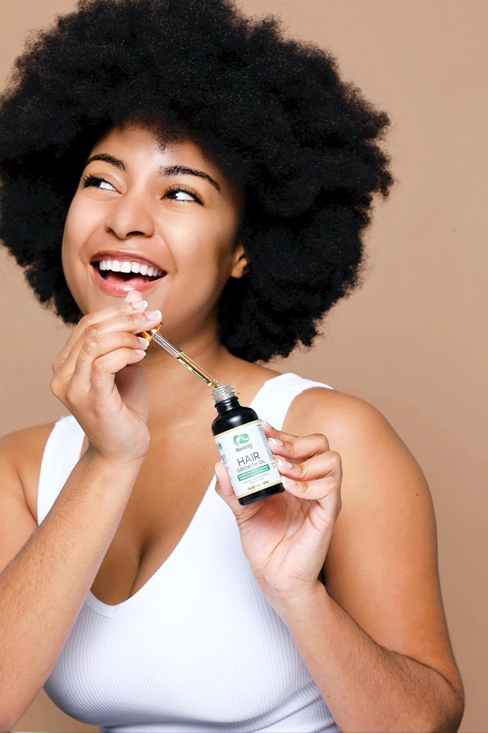 Seddy Hair Growth Oil - Nourishing Scalp Treatment with Biotin & Caffeine for Thinning Hair - 3.4 fl oz