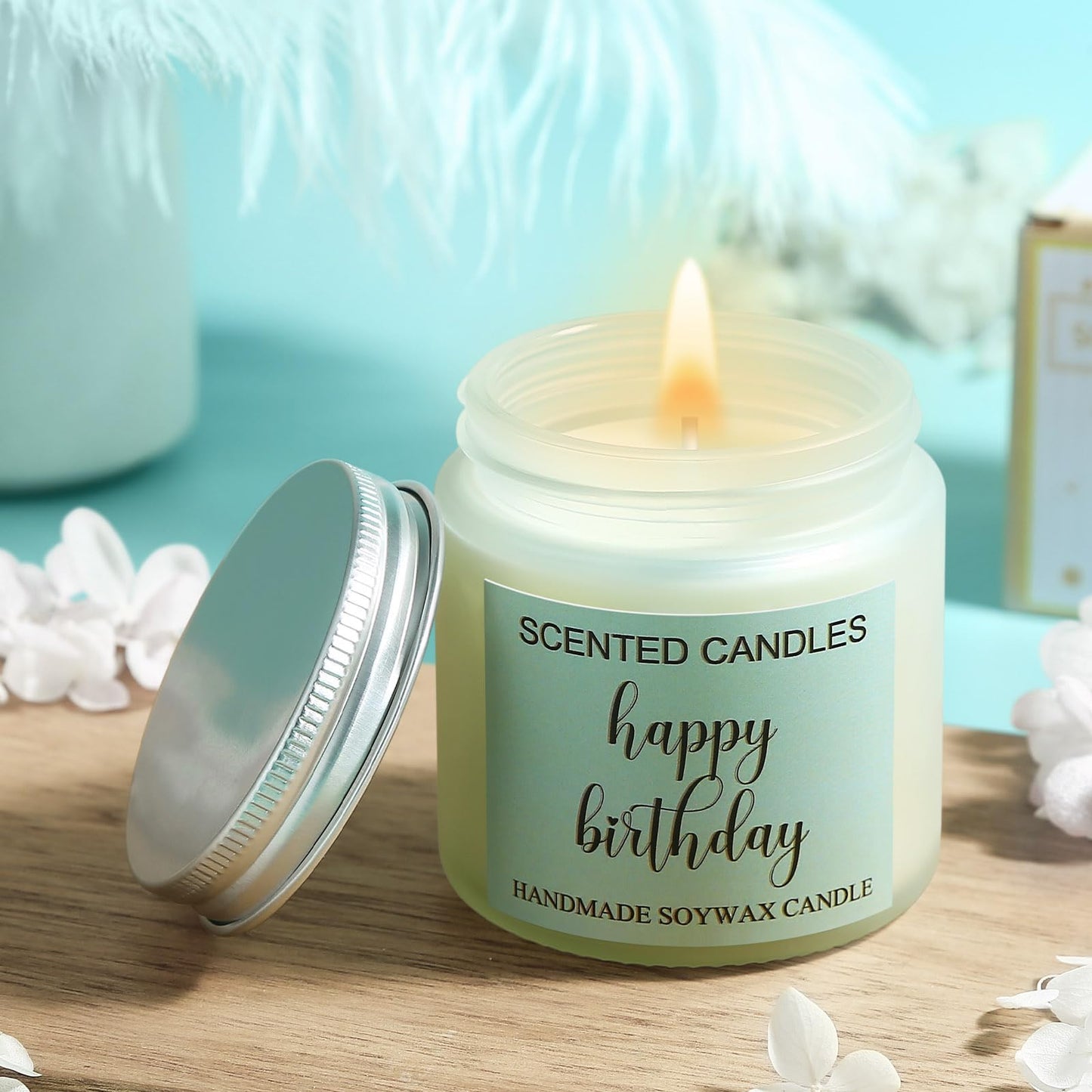 Birthday Gifts for Women, Happy Bath Set Relaxing Spa Gift Baskets Ideas for Her, Mom, Sister, Female Friends, Coworker, Wife, Girlfriend, Daughter, Unique Gifts for Women Who Have Everything