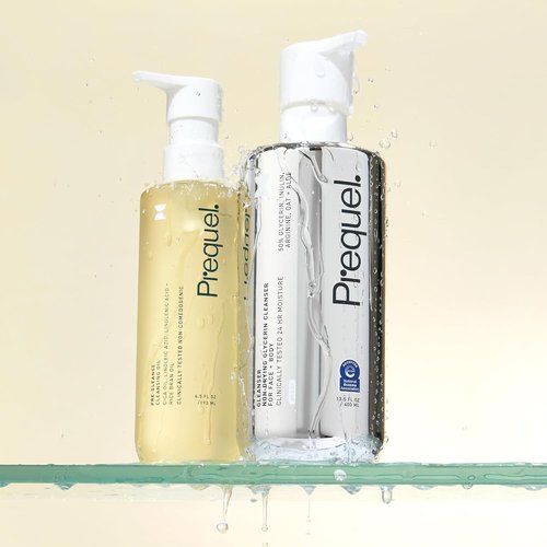 Prequel Skin Pre-Gleanse Oil Cleanser - Gentle Double Cleansing Formula for All Skin Types | 6.5oz