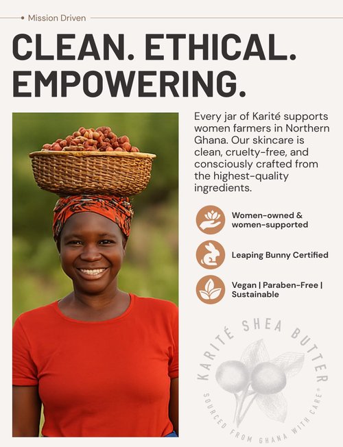 Karité Crème Corps Shea Butter Body Cream - Hydrating Moisturizer for Dry Skin | Dermatologist-Approved & Cruelty-Free