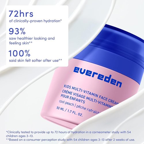 Evereden Kids Routine Bundle | Detangling Shampoo, Conditioner & Multi-Vitamin Face Wash/Cream for Ages 3+