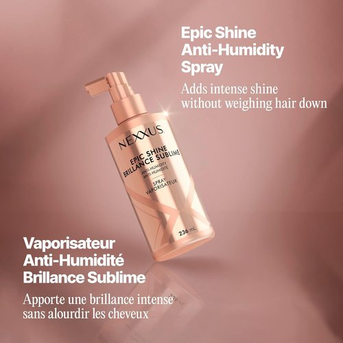 Nexxus Sleek Polish Hair Heat Protectant Spray - Anti-Humidity Formula | 8 oz