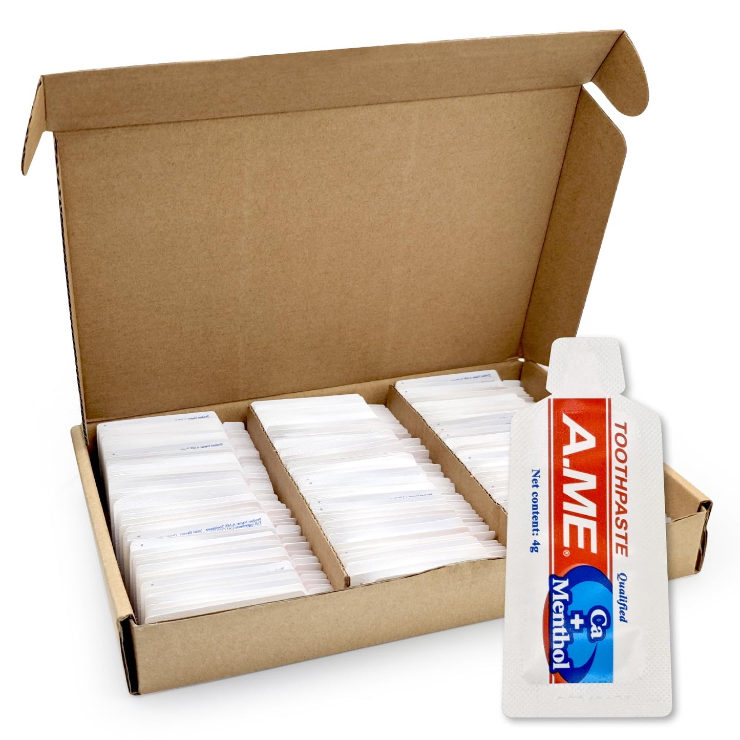 Travel Size Toothpaste Bulk, Great Peppermint Flavor, Extra Small 0.15 Ounce (Pack of 144)