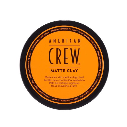American Crew Men's Hair Matte Clay - Medium/High Hold Styling Product, 3 Oz
