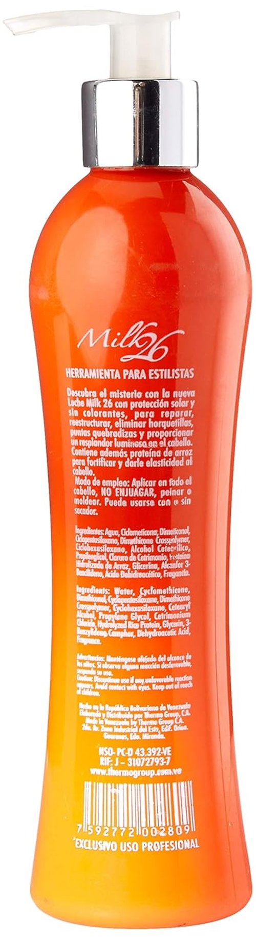 Kleravitex Milk 26 Leave-In Conditioner - 8.11 Oz | Split End Repair & Hair Growth Formula