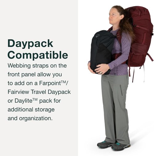 Osprey Fairview 70L Women's Travel Backpack - Night Jungle Blue | Durable & Spacious Design