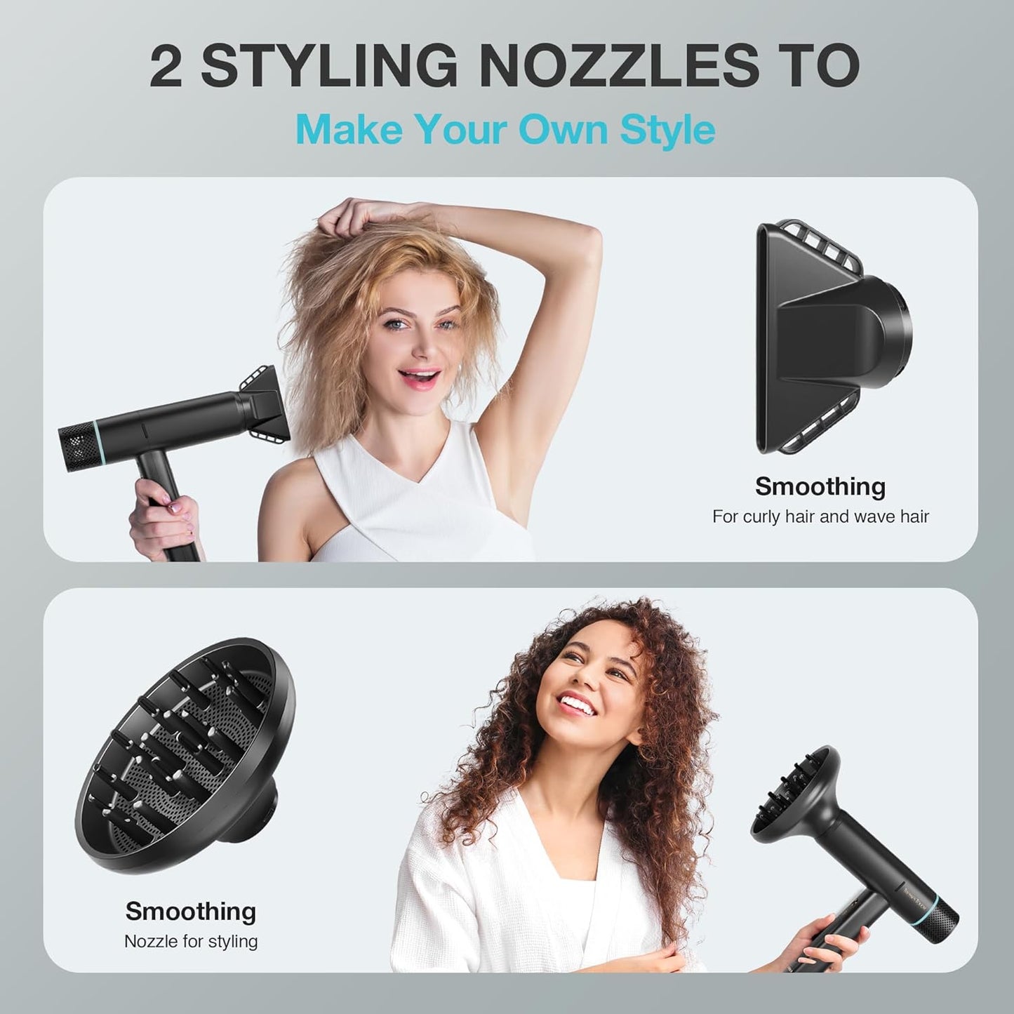 Skiennix Hair Dryer - High-Speed Ionic Blow Dryer with 1600 Watt Motor for Fast Drying | Lightweight & Professional Design