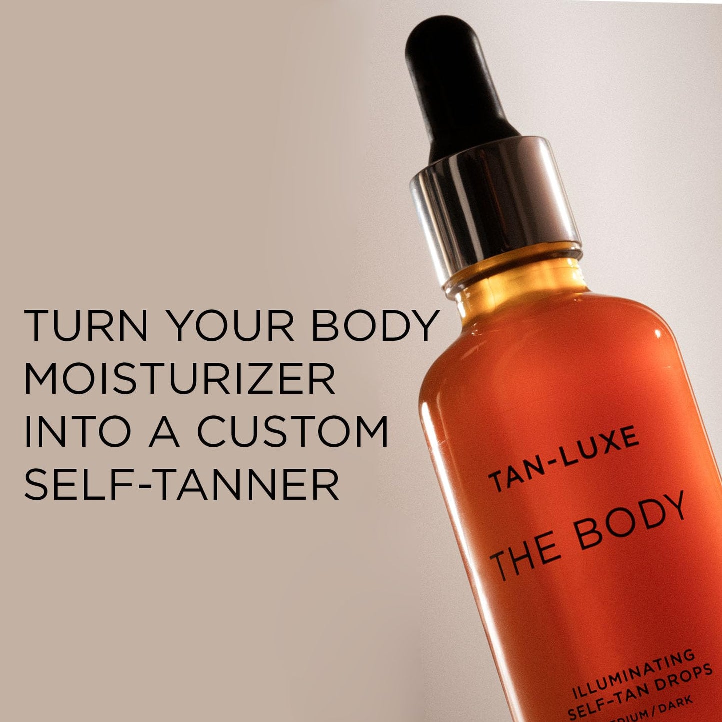TAN-LUXE The Body Mini - Illuminating Self-Tan Drops, 15 ml - Medium/Dark - Cruelty Free & Vegan