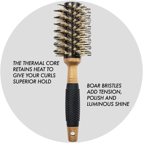 Sam Villa Artist Series Hair Brush - Nylon & Boar Bristle Spiral Thermal Styling Tool