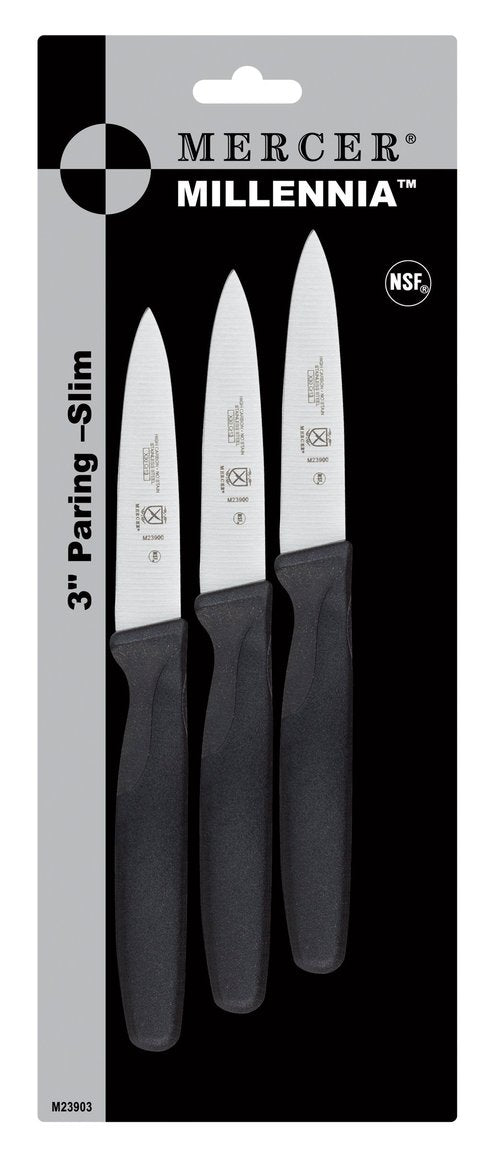 Mercer Culinary M18134BK Bread Knife, 6-Inch, Millennia Black