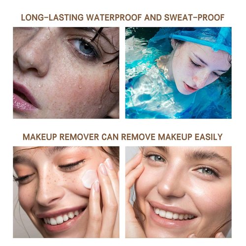 LOKFAR Freckle Pen Set - 2 Pcs Natural Lifelike Makeup Tool for Effortless Sunkissed Look | Dark Brown