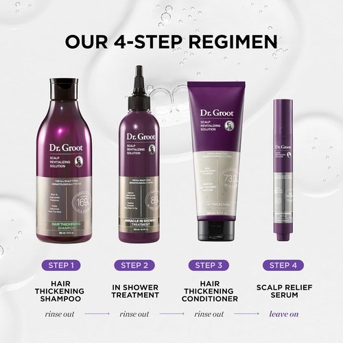 Dr. Groot Thickening Serum Set | Biotin & Rosemary for Hair Loss, Thinning & Scalp Repair