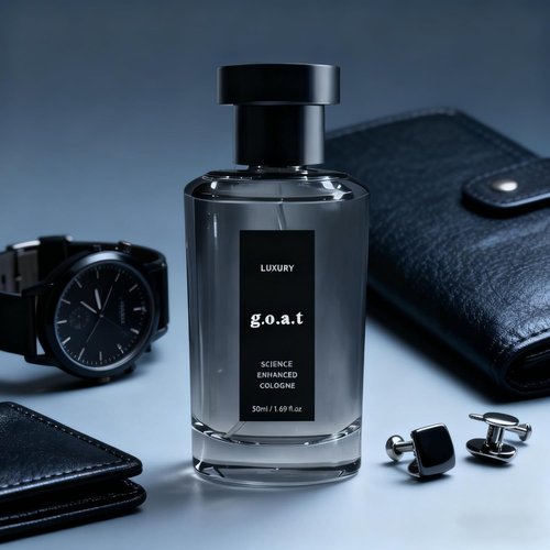 Rihanna Luxury G.O.A.T Perfume for Men - Midnight Marine Cologne, Ocean & Woody Amber Aroma, 1.69 fl oz / 50ml