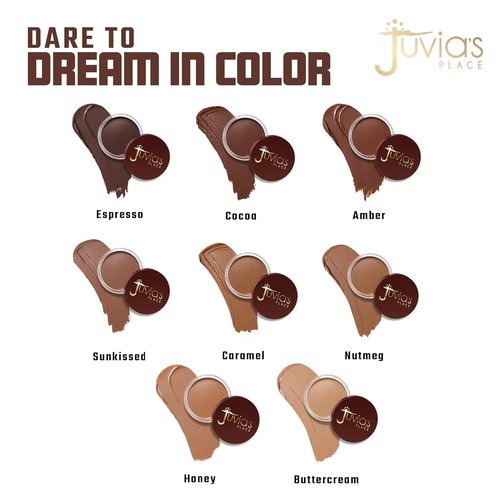 Juvia's Place Bronzed Cream Bronzer - Cocoa | Buildable & Blendable Cream for Sun-Kissed Glow