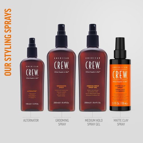 American Crew Hair Spray - Medium Hold for Men | 8.45 Fl Oz for All-Day Style