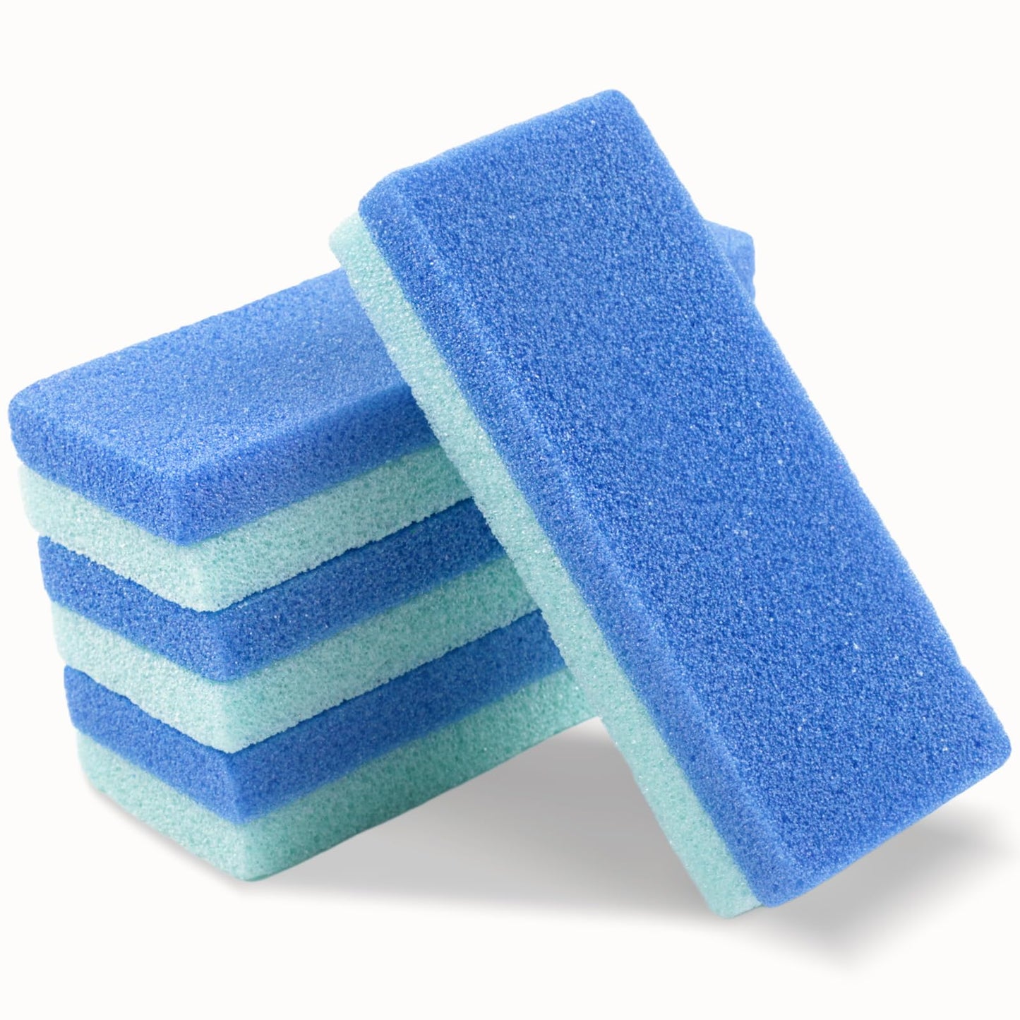 Set of 4 Blue Pumice Stones – Callus Remover & Body Scrubber for Feet, Hands, Elbows & Skin Exfoliation
