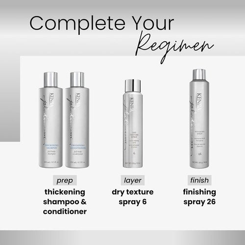 Kenra Platinum Dry Texture Spray 6 - Texture Defining Styler for Fullness & Oil Absorption - Ultra-Lightweight, Non-Drying Formula