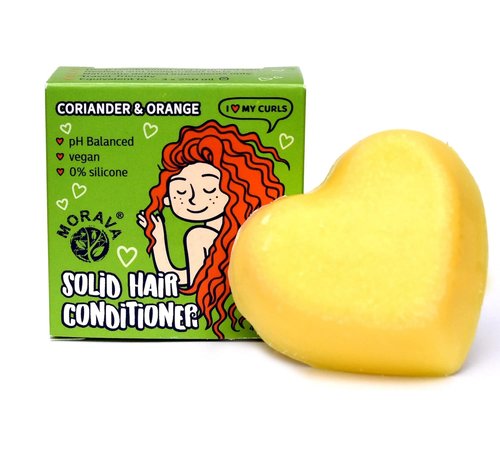 Morava Conditioner Bar for Curly Hair - Deep Conditioning with Marshmallow Root & Shea | Eco-Friendly, Silicone-Free