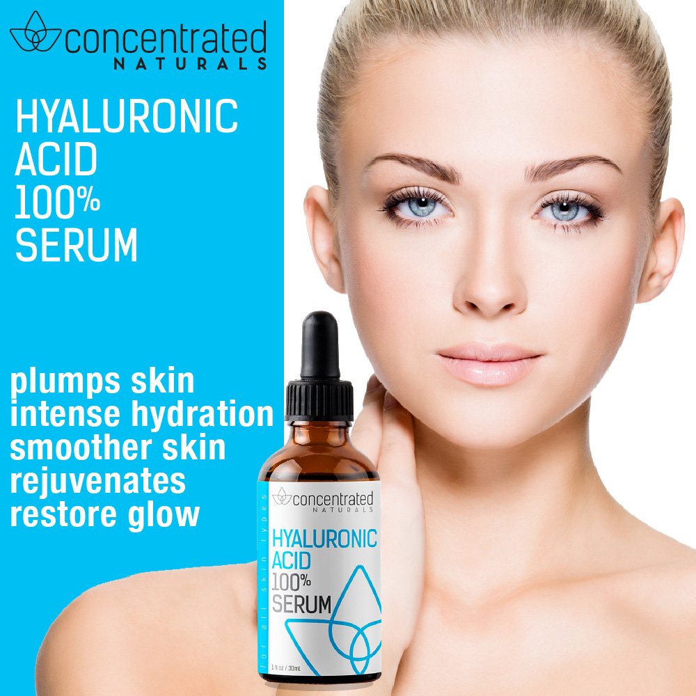 Pure Hyaluronic Acid Serum for Face | Physician Grade | May Help Smooth Appearance of Wrinkles, Brightens | May Improve the Appearance of Skin Tone for More Youthful-Looking Skin | 1 fl oz / 30 ml