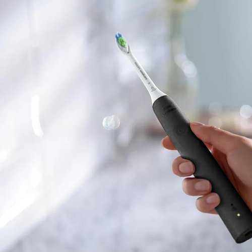 Philips Sonicare Electric Toothbrush - DiamondClean Brush Head 2-Pack Bundle | Rechargeable, Pressure Sensor, Black