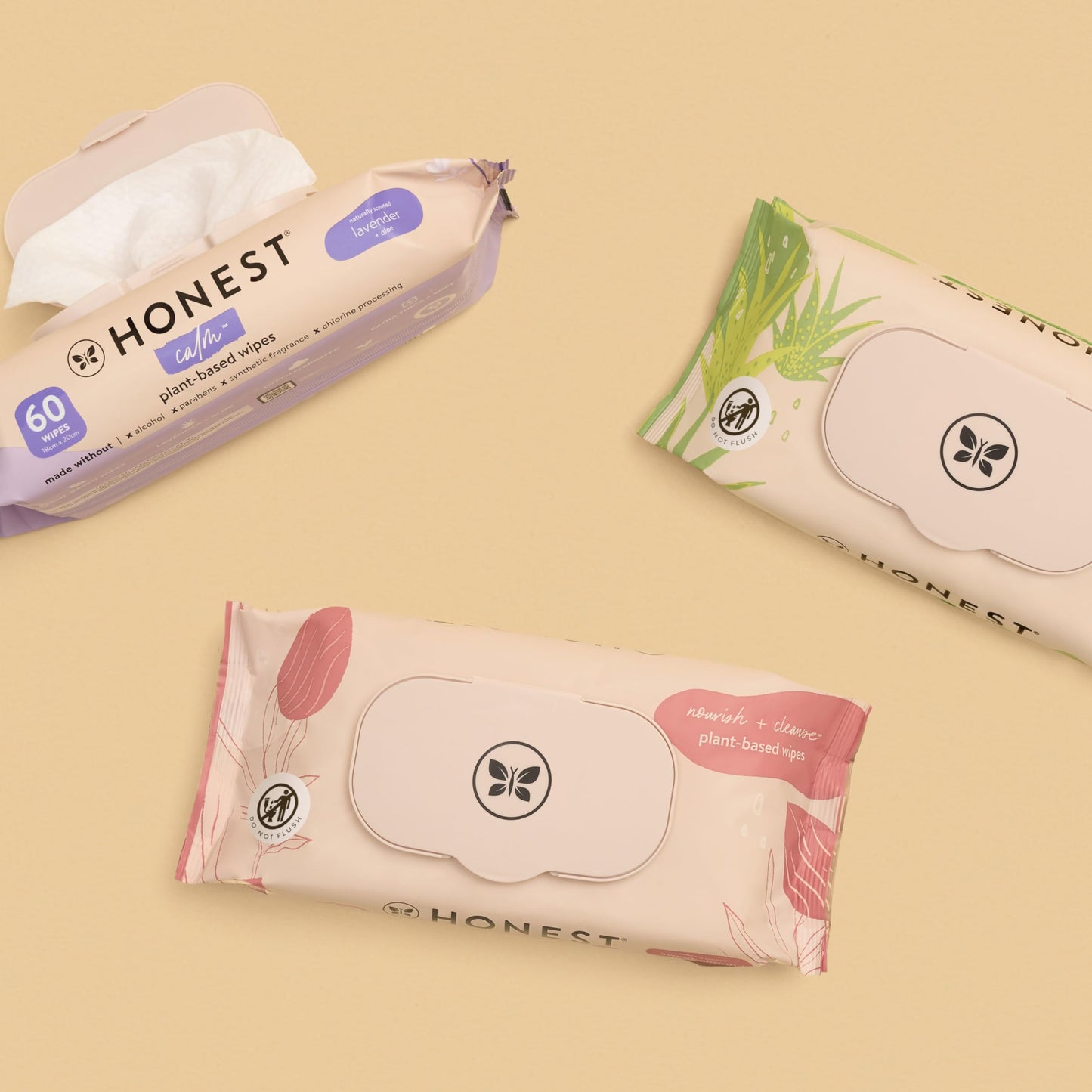 The Honest Company Nourish + Cleanse Naturally Scented Wipes | Cleansing Multi-Tasking Wipes | 99% Water, Plant-Based, Hypoallergenic | Sweet Almond, 240 Count