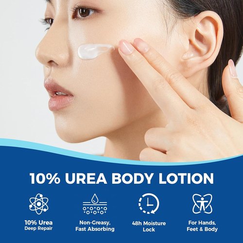 OUKEYA Urea Cream - Deep Moisturizer for Dry Skin | 10% Urea Formula, Fast Absorbing, 11.28 oz