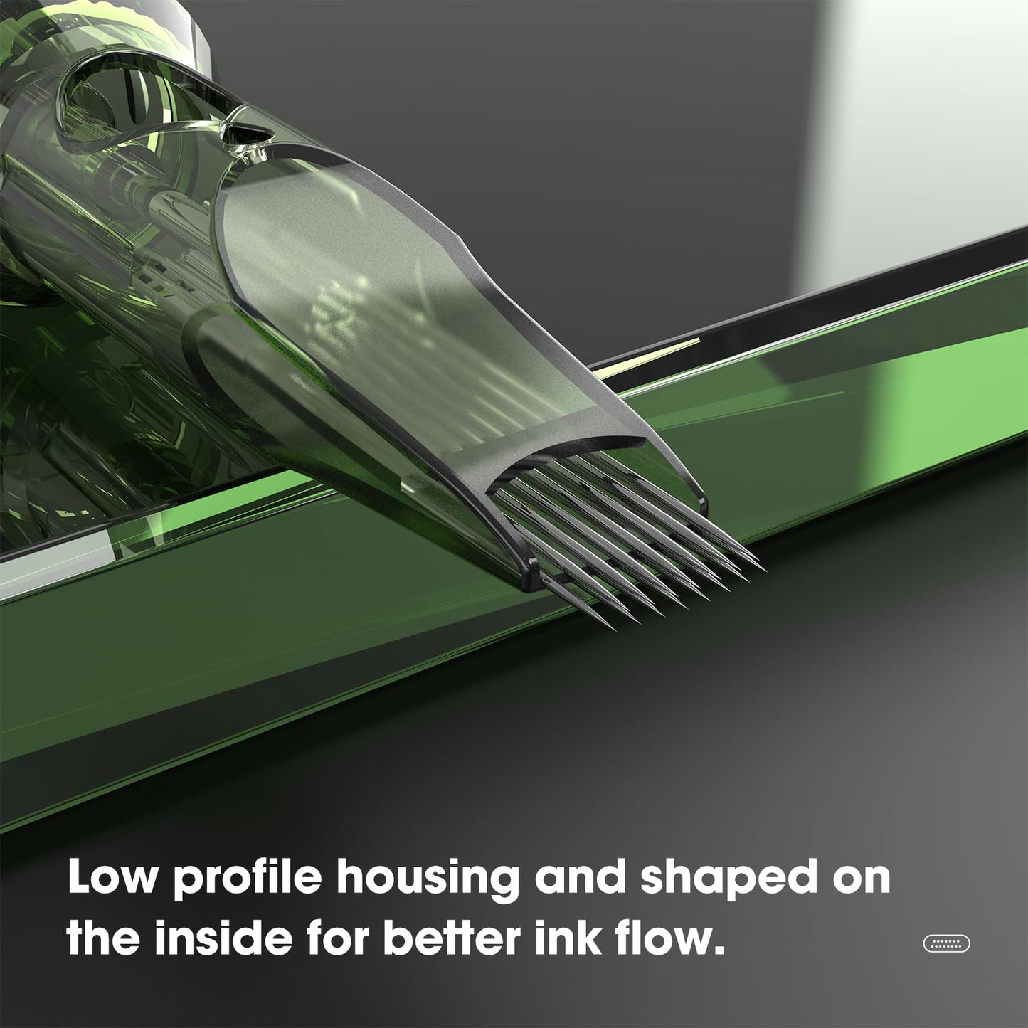 INKin REVO Tattoo Cartridges Magnum 11M1, Tattoo Cartridges #12 Standard 0.35mm Mag Disposable Tattoo Needles With Stay-Sharp Needles Long Taper 20Pcs with Professional Membrane For Tattooing(R1211M1)