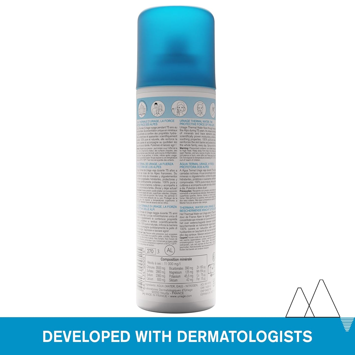 Uriage Face Mist - 100% Pure Thermal Water | Hydrates & Soothes for All Skin Types - 6.7 oz