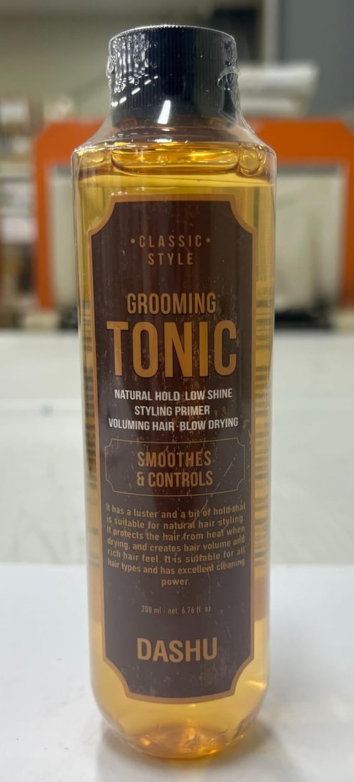 DASHU Hair Tonic for Men 6.76oz - Premium Volumizing Scalp Serum with Baobab Oil