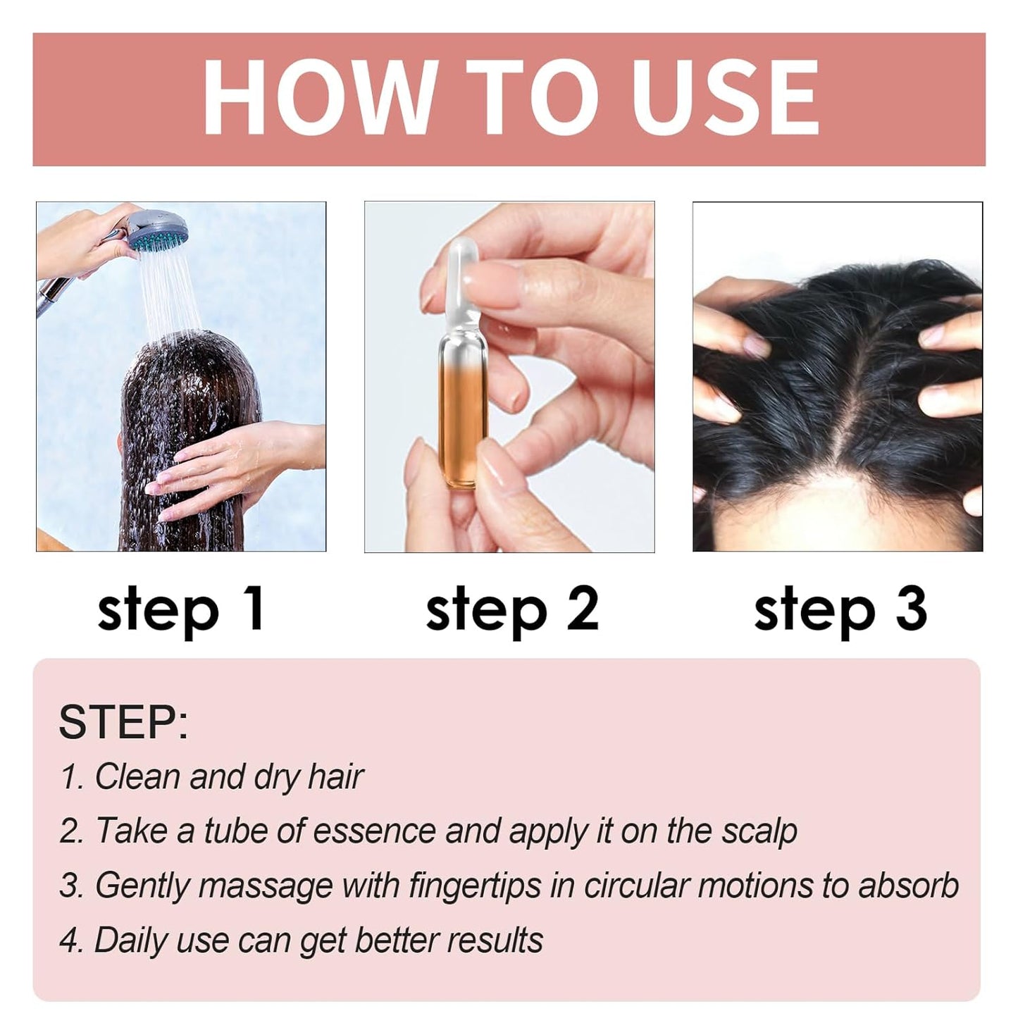 Skiennix Hair Ampoule Treatment - Intensive Lotion for Damaged & Dry Hair | 14 Count