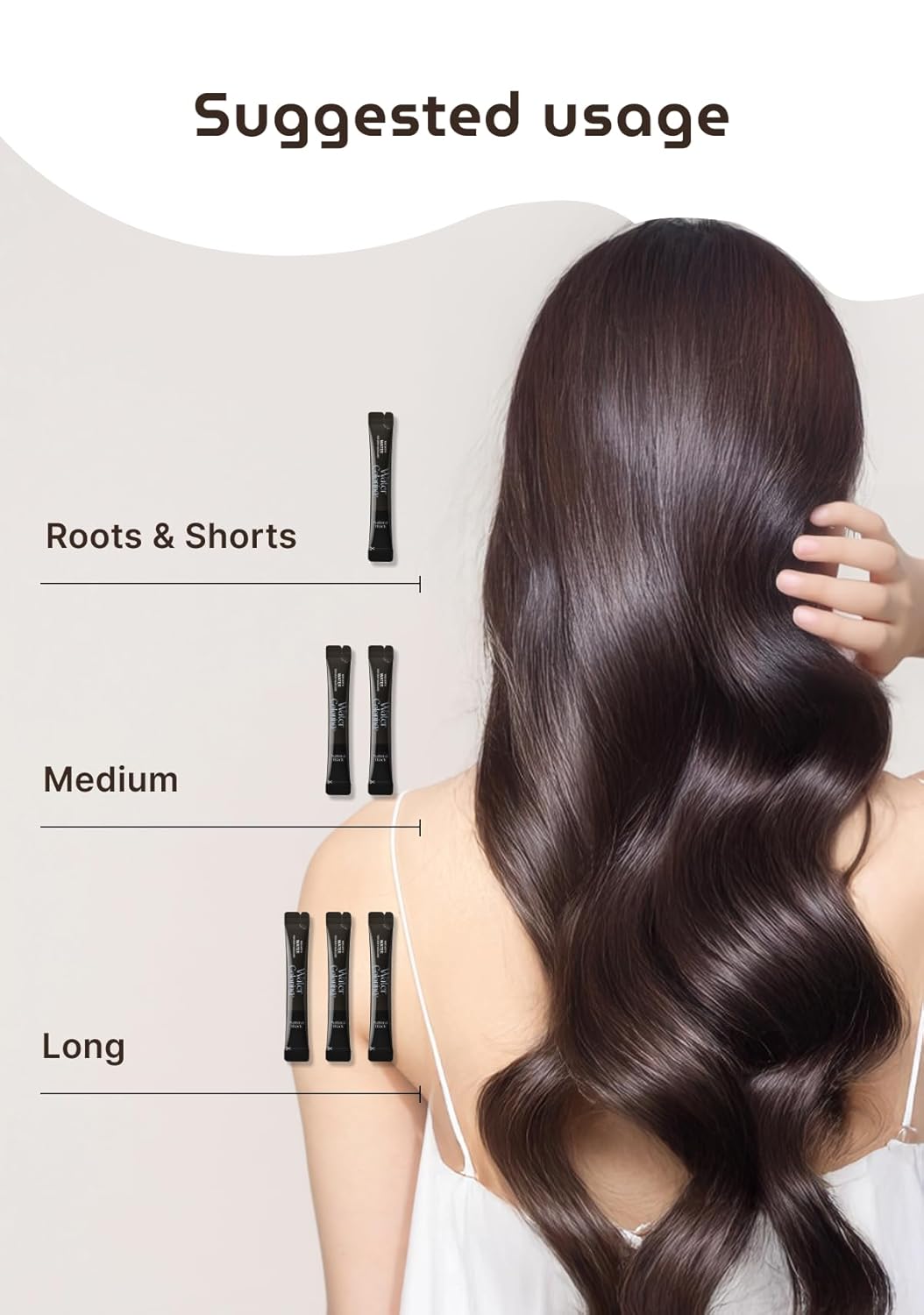 Skiennix Korean Permanent Hair Dye - Dark Brown Powder Color Kit for Gray Coverage | Vegan & Plant-Based, Easy Application