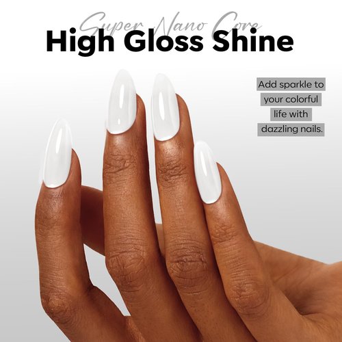 modelones Milky White Gel Nail Polish Nail Polish Natural Color Translucent Jelly Soak Off LED Clear Coat Soap Nails Art White French Gel Polish15 ML