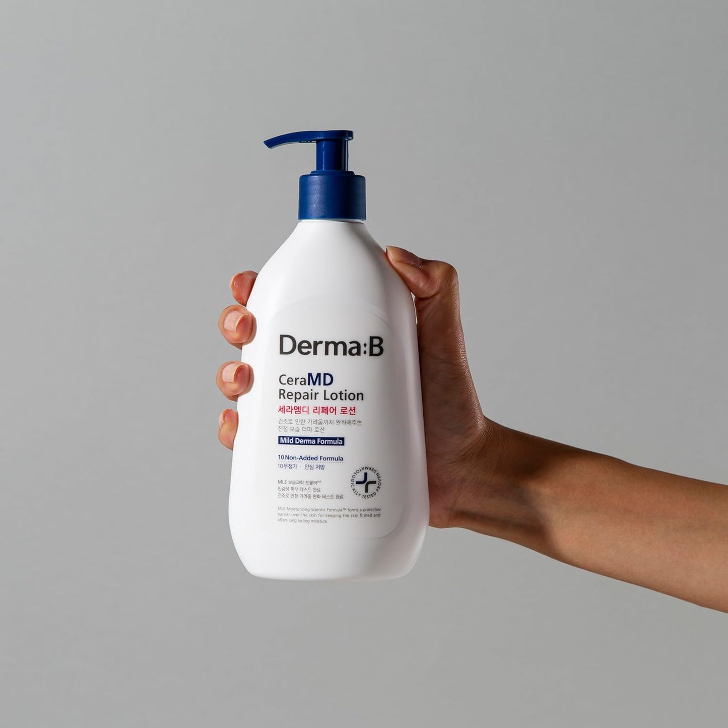 Derma B CeraMD Repair Lotion - Unscented Ceramide & Panthenol Body Moisturizer | 13.52 Fl. Oz.