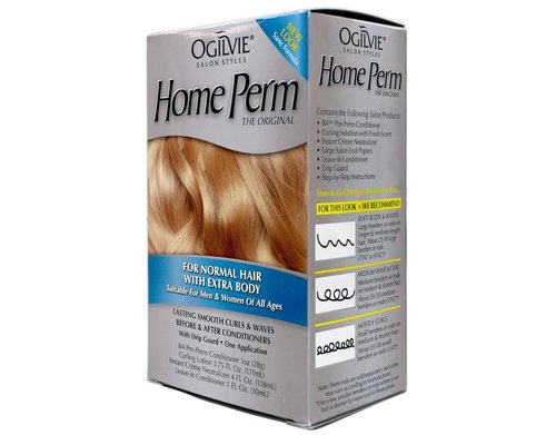 Ogilvie Home Perm - Original Normal Hair Treatment for Extra Body | Pack of 2