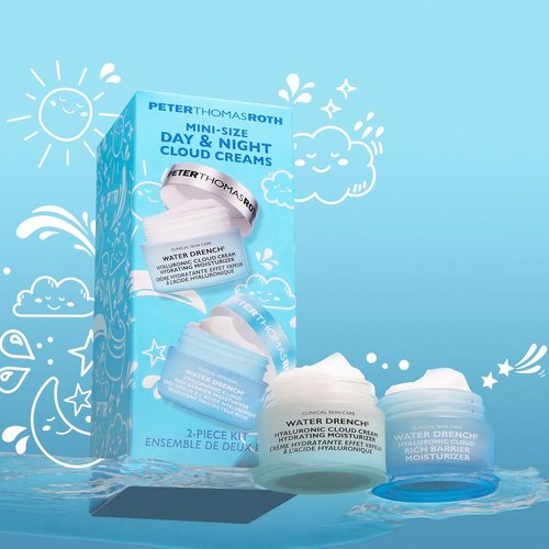 Peter Thomas Roth | Day & Night Cloud Creams - Mini 2-Piece Skincare Kit for Hydration