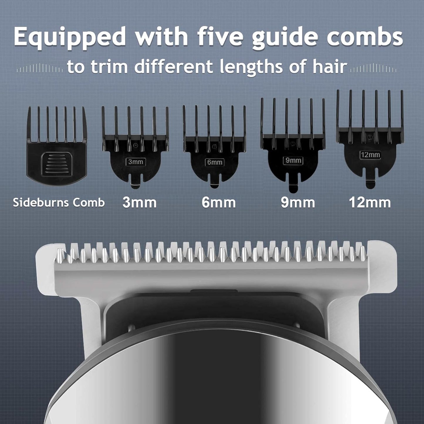 Ufree Beard Trimmer - Waterproof Electric Razor for Face, Nose & Body Grooming | Cordless Hair Clippers