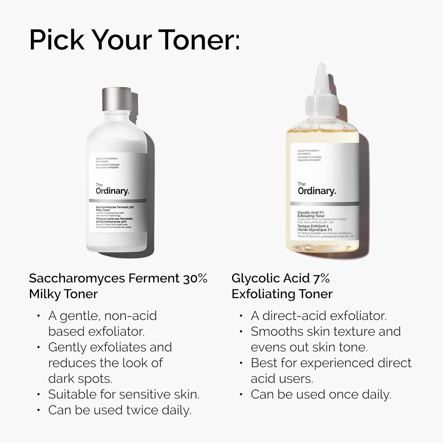 The Ordinary Saccharomyces Ferment Toner - Exfoliating & Hydrating for Brighter Skin | 3.4 Fl Oz