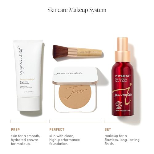 Jane Iredale Smooth Affair Facial Primer & Brightener - Minimizes Pores & Lines | Illuminating Glow, Mattifying Finish