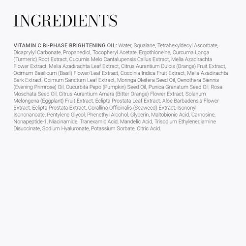 Meaningful Beauty Vitamin C Bi-Phase Brightening Oil - Enhanced Glow with Activated C Technology