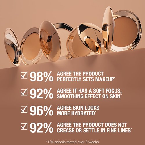 Charlotte Tilbury Airbrush Flawless Finish Setting Powder - Pore-Blurring Pressed Powder for Face Makeup to Minimize Shine with a Soft-Focus Finish - 3 Tan