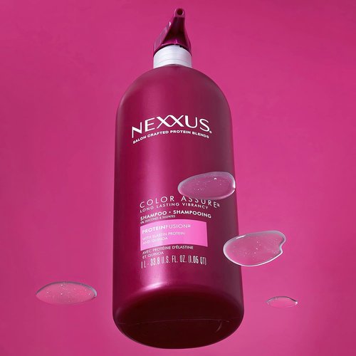 Nexxus Color Assure Shampoo - Vibrant Care for Color-Treated Hair | 33.8 oz with Chromabond Sealer