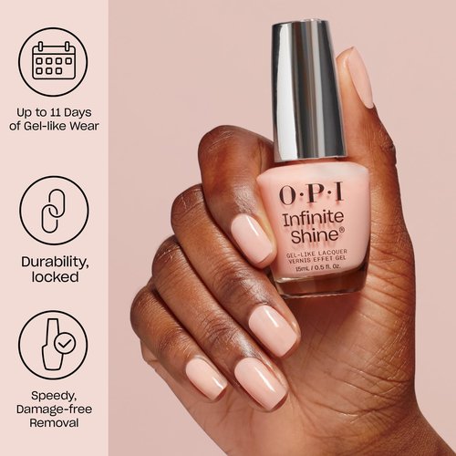 OPI Infinite Shine This Chic is Bananas | Opaque Soft Yellow Crème Long Wear Gel Like Nail Polish | Vegan, Long Lasting, Streak Free
